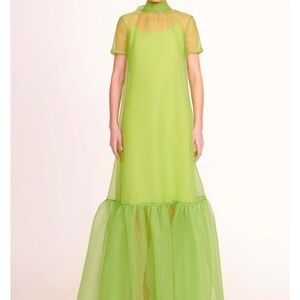 STAUD CALLUNA DRESS KIWI